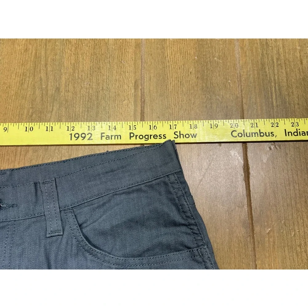 Levis 569 Loose Straight Shorts Mens 33 Grey Denim Relaxed Fit Casual Summer